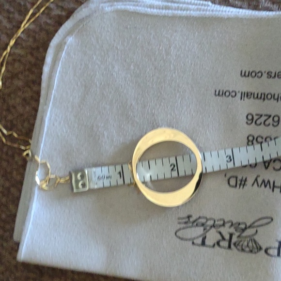 18K RARE..Authentic ❤️🩹ROBERTO COIN 18K SOLID Yellow GOLD PENDANT LARGE SIZE - Picture 6 of 7